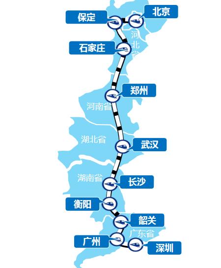 北京—深圳線高鐵列車(chē)廣告